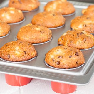 Pear and Chocolate Chip Muffins