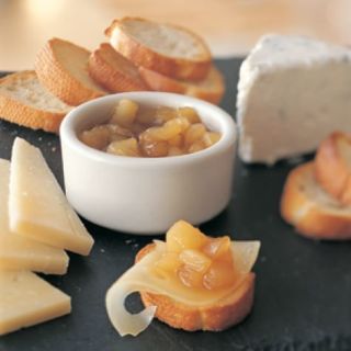 Pear Compote with Cheeses