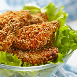 Pecan-Crusted Oven-Fried Chicken