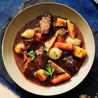 Peppery Beef Stew With Root Vegetables
