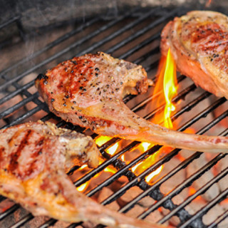 Perfectly Grilled Lamb Rib or Loin Chops