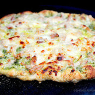 Pesto Chicken Homemade Pizza Recipe