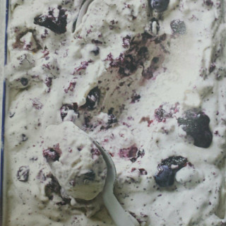 Pete Evans : Blueberry and chia ice cream