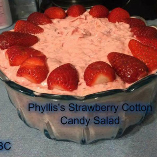 Phyllis's Strawberry Cotton Candy Salad