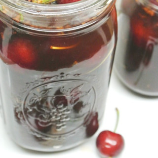 Pickled Cherries with Five Spices #SundaySupper