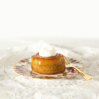 Pineapple and Golden Syrup Upside Down Cakes