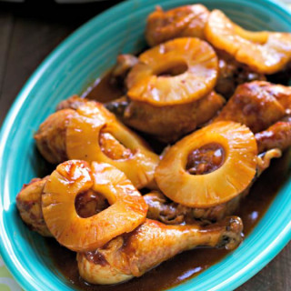 Pineapple Barbecue Chicken Drumsticks