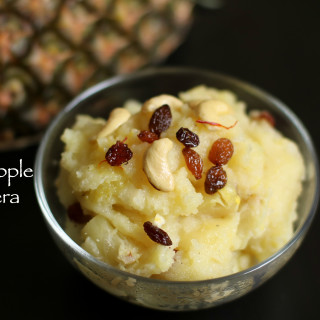 pineapple sheera recipe | pineapple kesaribath recipe