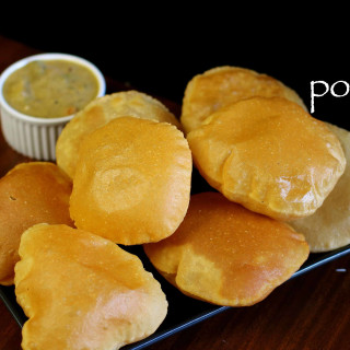 poori recipe | how to make puffy puri | milk poori recipe