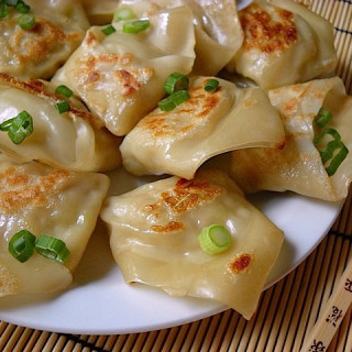 pork and ginger pot stickers