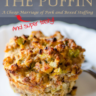 PORK AND STUFFING MUFFIN