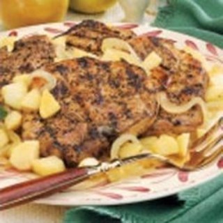 Pork Chops with Onions and Apples