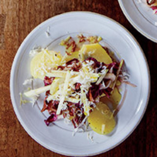 Potato-and-Radicchio Salad with Montasio Cheese