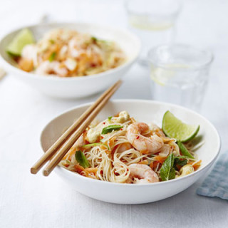 Prawn and lime noodles