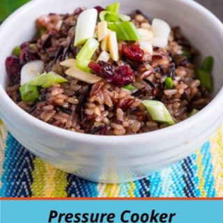 Pressure Cooker Brown and Wild Rice Pilaf