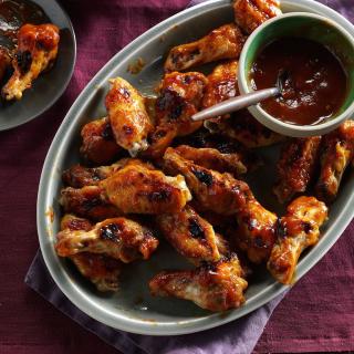 Pressure Cooker Cranberry Hot Wings
