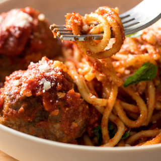 Pressure Cooker Spaghetti and Meatballs