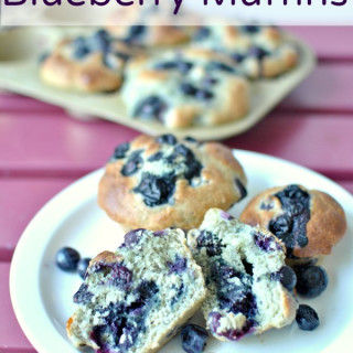 Protein Packed Blueberry Muffins