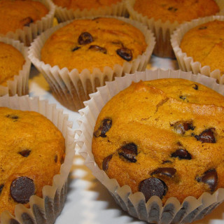 Pumpkin and Chocolate Chip Muffins