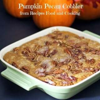 Pumpkin Pecan Cobbler