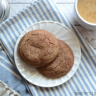 Pumpkin Pie Spice Snickerdoodles (for two)