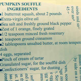 Pumpkin Souffle 