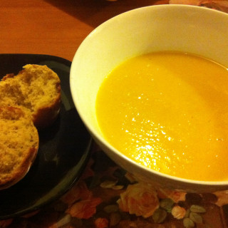Pumpkin Soup - Lightly Curried