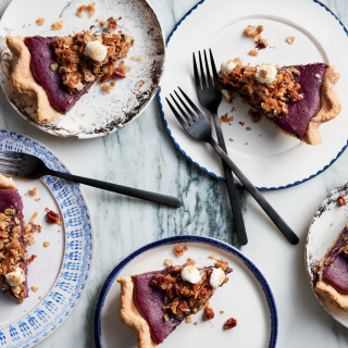 Purple Sweet Potato Pie with Coconut and Five-Spice