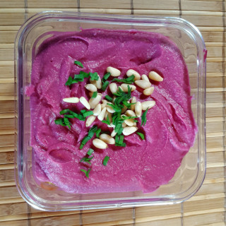 Purple Yam Hummus 