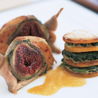 Quail Stuffed with Fresh Figs and Prosciutto