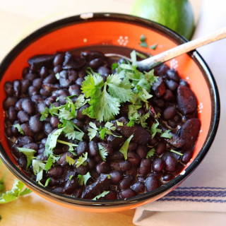 Quick and Easy Pressure Cooker Black Beans With Chorizo