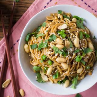 Quick and Easy Soy-Peanut Noodles