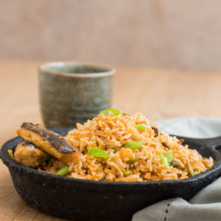 Quick Cinnamon Butter Fried Rice With Grilled Sardines - African Flavours