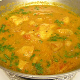 Quick Fruity Fish Curry