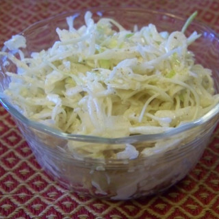 Quick Low Carb Cabbage Coleslaw