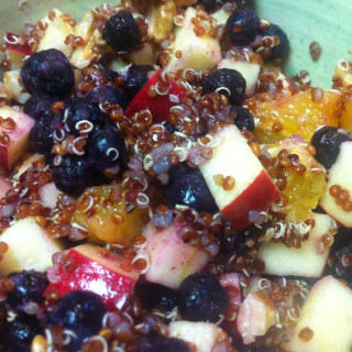 Quick Quinoa And Fruit Breakfast