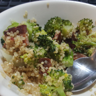 Quinoa/Broccoli Quick Meal