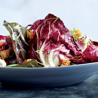 Radicchio Salad with Sourdough Dressing