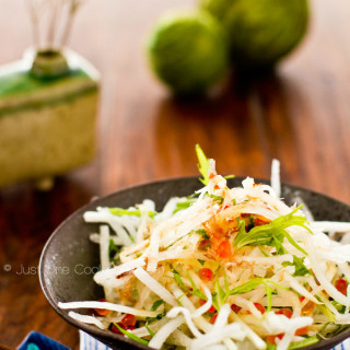 Radish Salad with Japanese Plum Dressing
