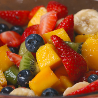 Rainbow Fruit Salad With Honey Lime Dressing Recipe by Tasty