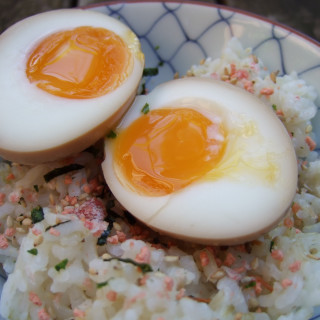 Ramen Style Soft Boiled Eggs