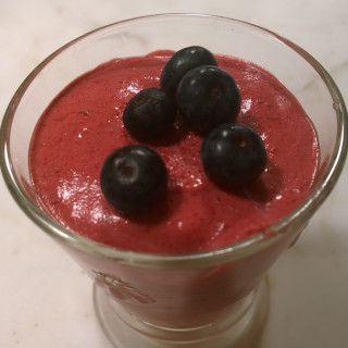 Raspberry and Blackberry Mousse