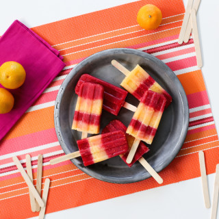 Raspberry and Tangerine Popsicles Recipe