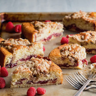 Raspberry Buttermilk Crumb Cake