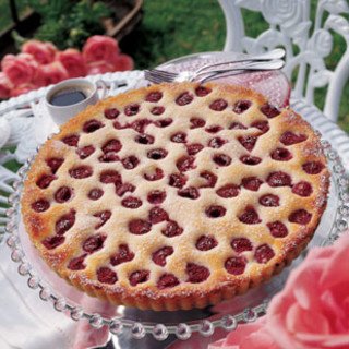 Raspberry-Crème Fraîche Tart
