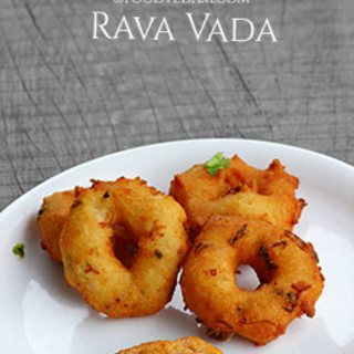 Rava vada - how to prepare vadas with semolina/suji