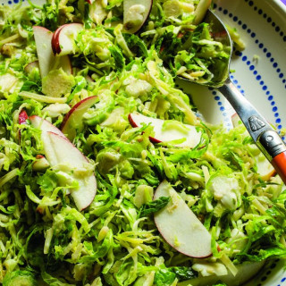 Raw Brussels Sprout Salad