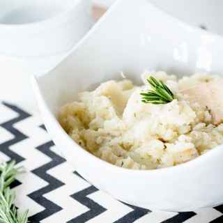 Recipe: Rosemary Garlic Potato and Parsnip Mash