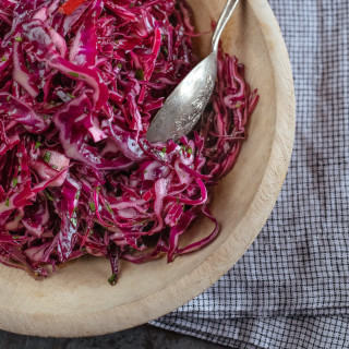 Red Cabbage Salad with Herbs (Whole30)