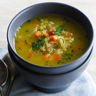 Red lentil and carrot soup